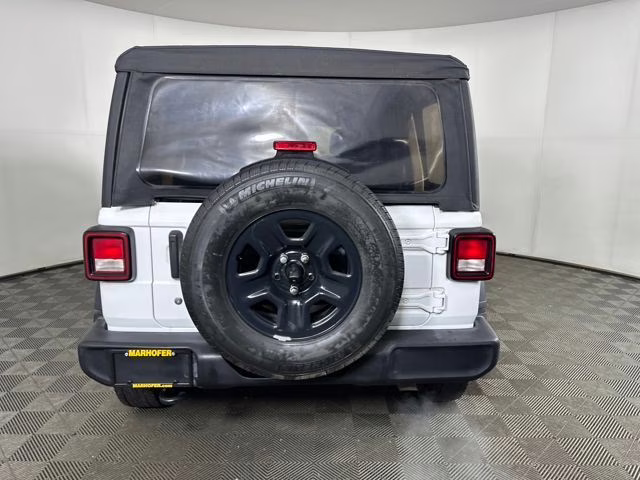 2020 Bright White Clearcoat Jeep Wrangler Unlimited Sport 4X4 SUV