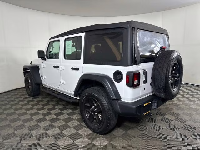 2020 Bright White Clearcoat Jeep Wrangler Unlimited Sport 4X4 SUV
