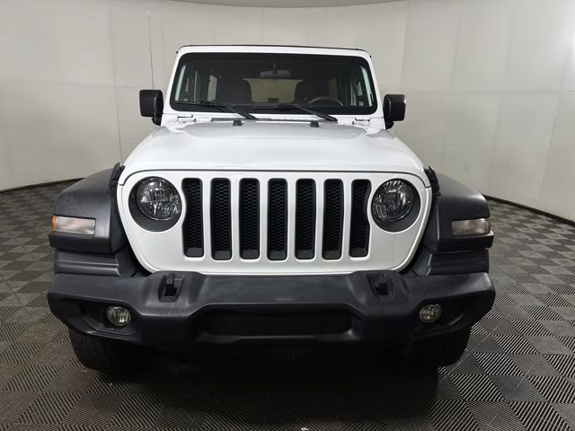2020 Bright White Clearcoat Jeep Wrangler Unlimited Sport 4X4 SUV