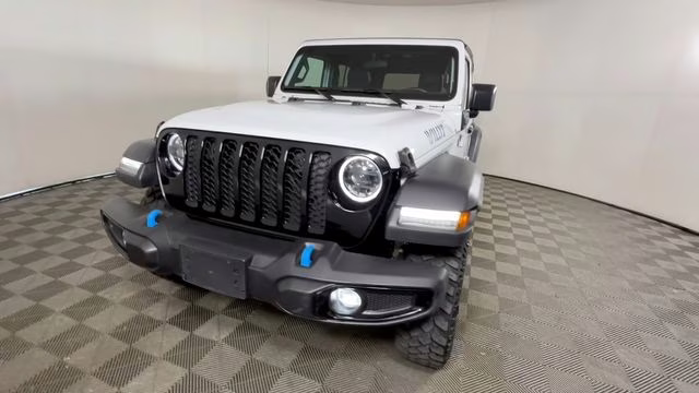 2023 Bright White Clearcoat Jeep Wrangler Base 4xe 4X4 SUV