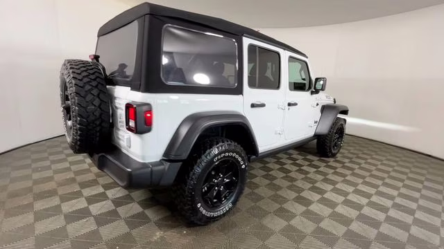 2023 Bright White Clearcoat Jeep Wrangler Base 4xe 4X4 SUV