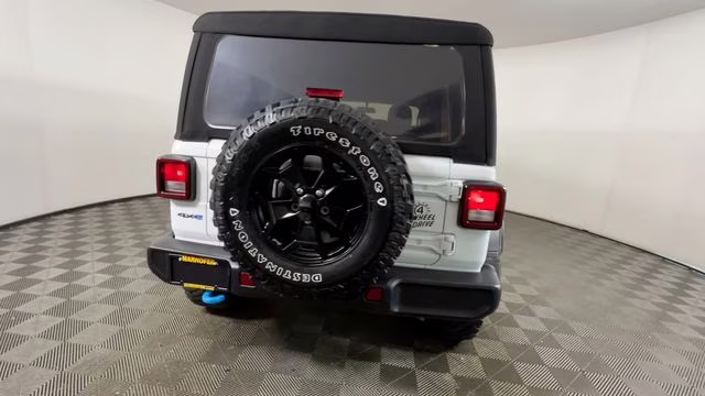 2023 Bright White Clearcoat Jeep Wrangler Base 4xe 4X4 SUV