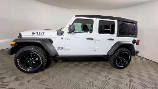 2023 Bright White Clearcoat Jeep Wrangler Base 4xe 4X4 SUV