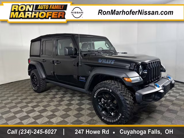 2023 Black Clearcoat Jeep Wrangler Base 4xe 4X4 SUV