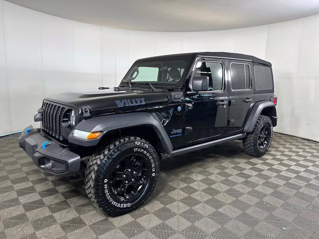 2023 Black Clearcoat Jeep Wrangler Base 4xe 4X4 SUV