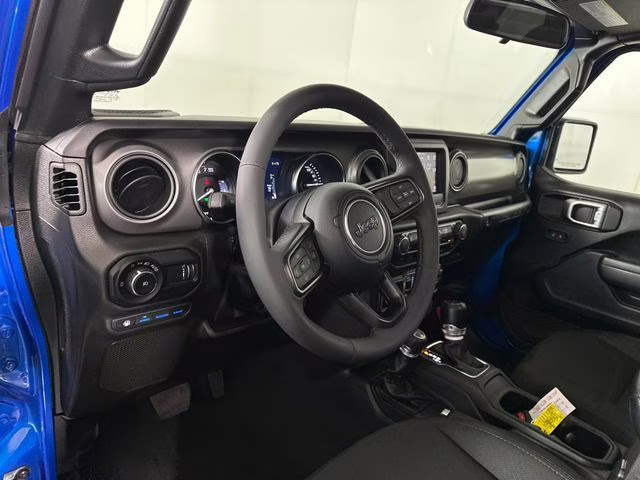 2023 Hydro Blue Pearl Coat Jeep Wrangler Base 4xe 4X4 SUV