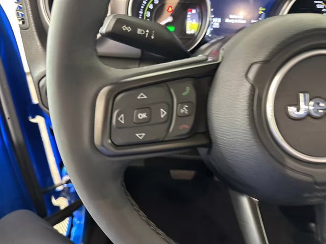 2023 Hydro Blue Pearl Coat Jeep Wrangler Base 4xe 4X4 SUV