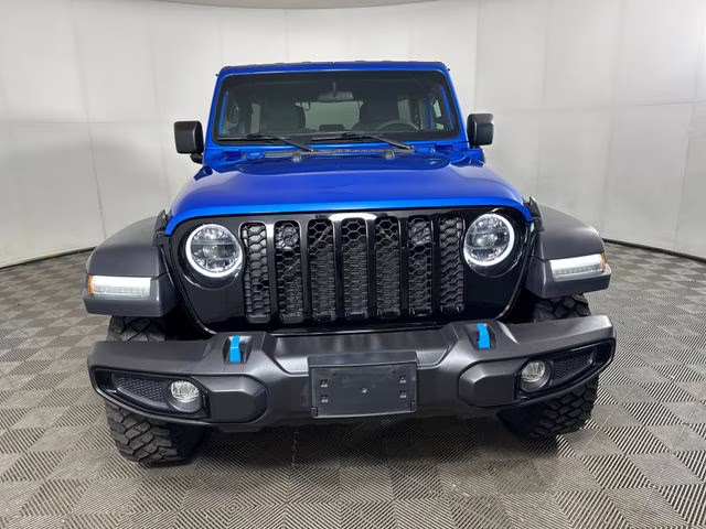 2023 Hydro Blue Pearl Coat Jeep Wrangler Base 4xe 4X4 SUV