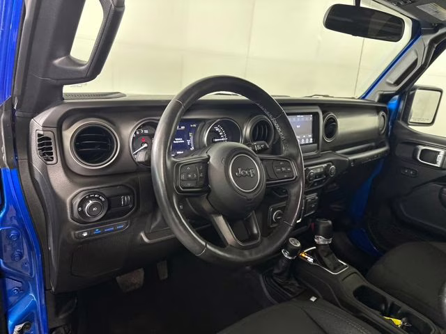2023 Hydro Blue Pearl Coat Jeep Wrangler Base 4xe 4X4 SUV