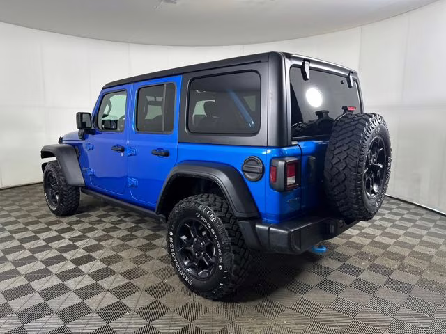 2023 Hydro Blue Pearl Coat Jeep Wrangler Base 4xe 4X4 SUV
