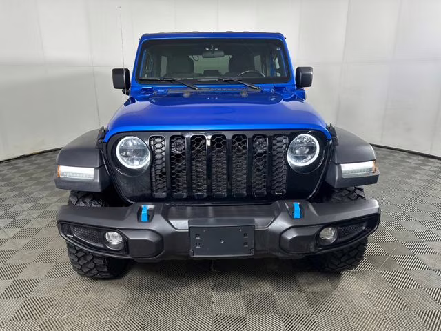2023 Hydro Blue Pearl Coat Jeep Wrangler Base 4xe 4X4 SUV
