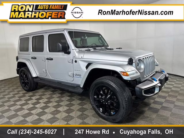 2023 Silver Zynith Clearcoat Jeep Wrangler Sahara 4xe 4X4 SUV