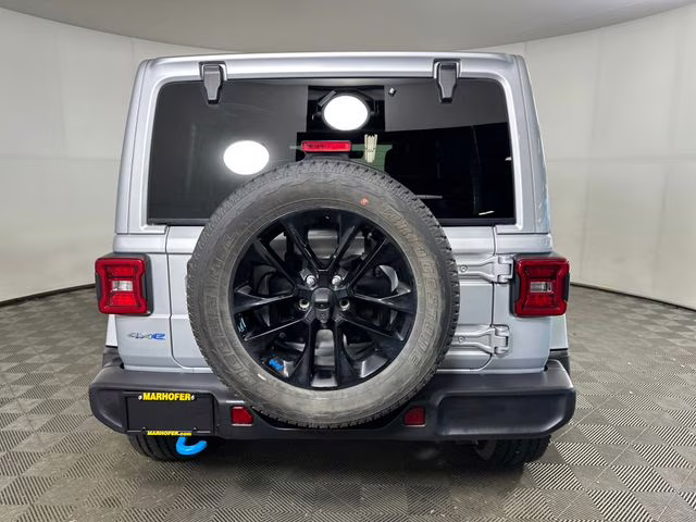 2023 Silver Zynith Clearcoat Jeep Wrangler Sahara 4xe 4X4 SUV