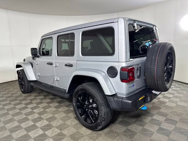 2023 Silver Zynith Clearcoat Jeep Wrangler Sahara 4xe 4X4 SUV