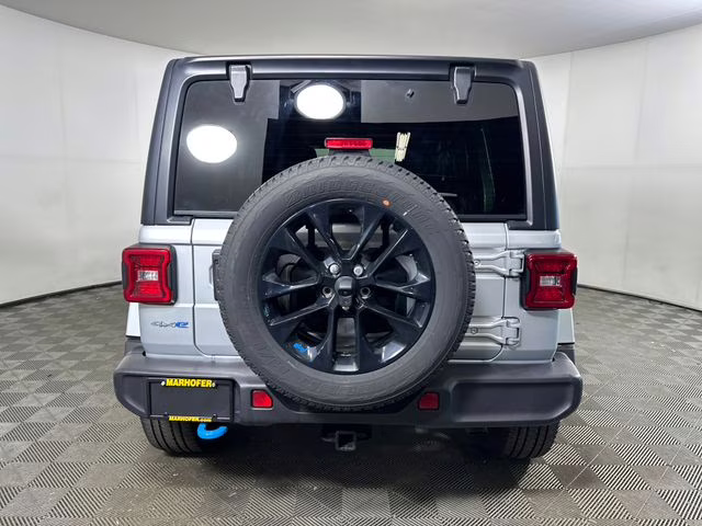2023 Silver Zynith Clearcoat Jeep Wrangler Sahara 4xe 4X4 SUV