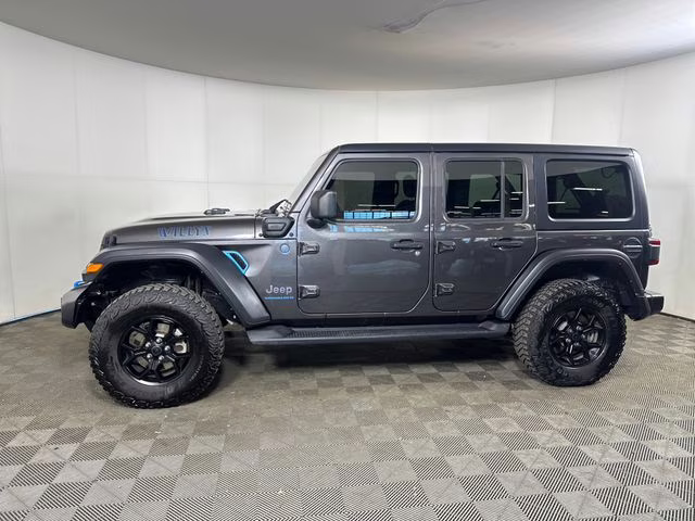 2024 Granite Crystal Metallic Clearcoat Jeep Wrangler Willys 4xe 4X4 SUV