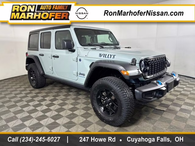 2024 Earl Clearcoat Jeep Wrangler Willys 4xe 4X4 SUV