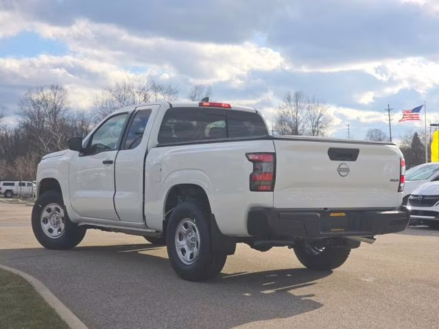 2026 Glacier White Nissan Frontier S 4X4 Truck