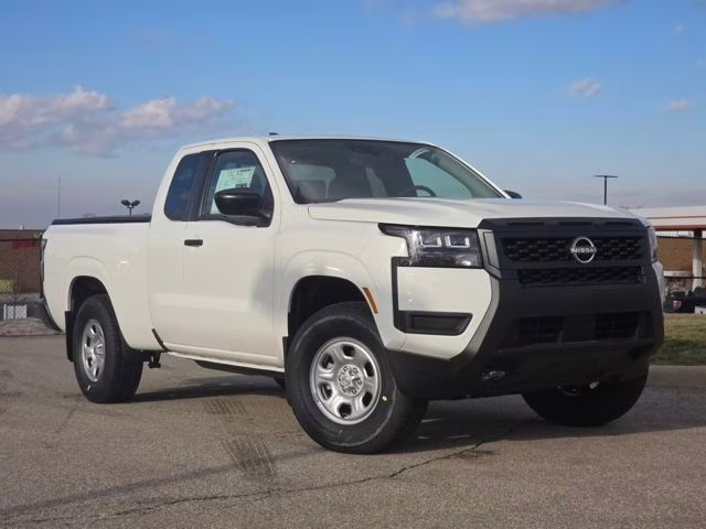 2026 Glacier White Nissan Frontier S 4X4 Truck