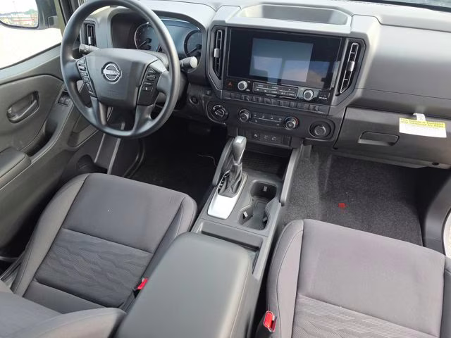 2026 Glacier White Nissan Frontier S 4X4 Truck