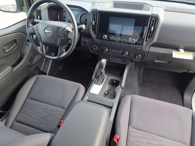 2026 Glacier White Nissan Frontier S 4X4 Truck