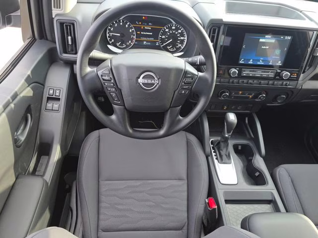 2026 Glacier White Nissan Frontier S 4X4 Truck