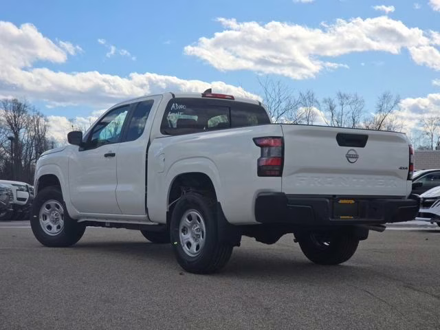 2026 Glacier White Nissan Frontier S 4X4 Truck