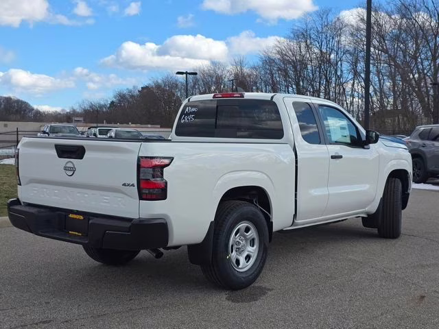 2026 Glacier White Nissan Frontier S 4X4 Truck