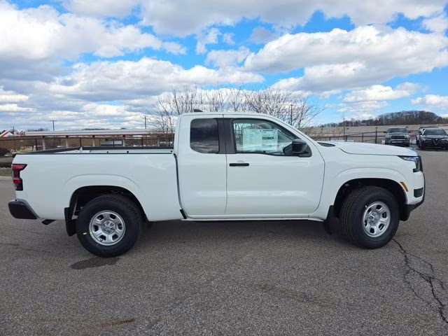 2026 Glacier White Nissan Frontier S 4X4 Truck