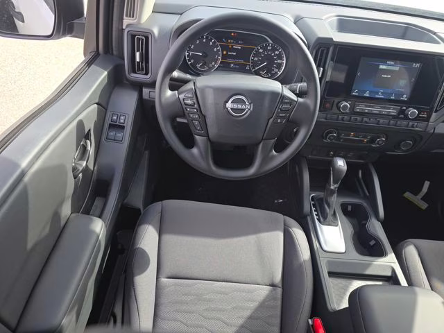2026 Glacier White Nissan Frontier S 4X4 Truck