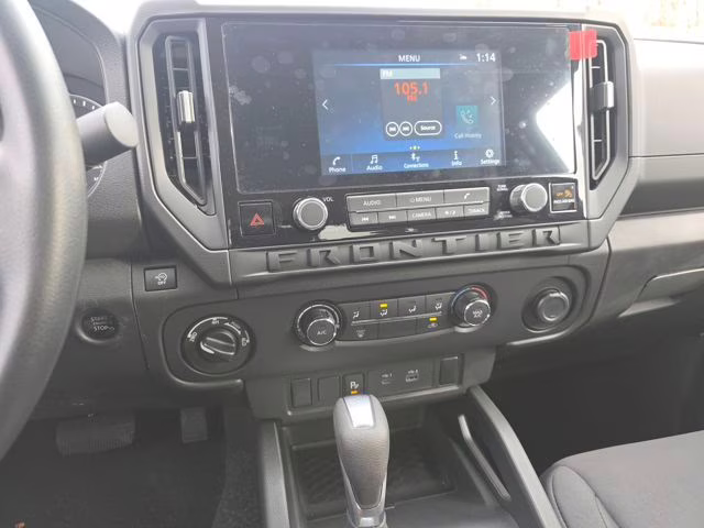 2026 Glacier White Nissan Frontier S 4X4 Truck