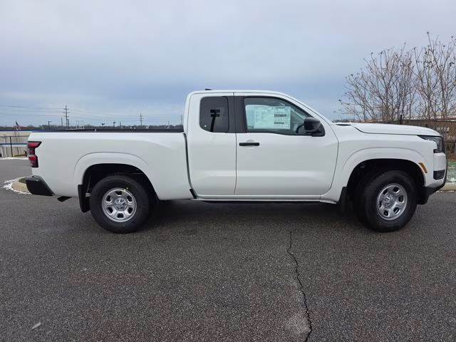 2026 Glacier White Nissan Frontier S 4X4 Truck
