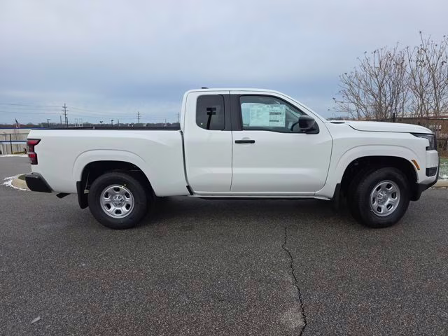 2026 Glacier White Nissan Frontier S 4X4 Truck