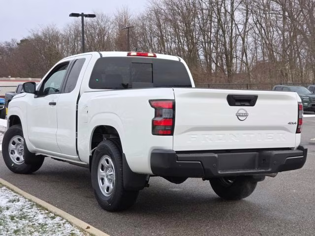 2026 Glacier White Nissan Frontier S 4X4 Truck