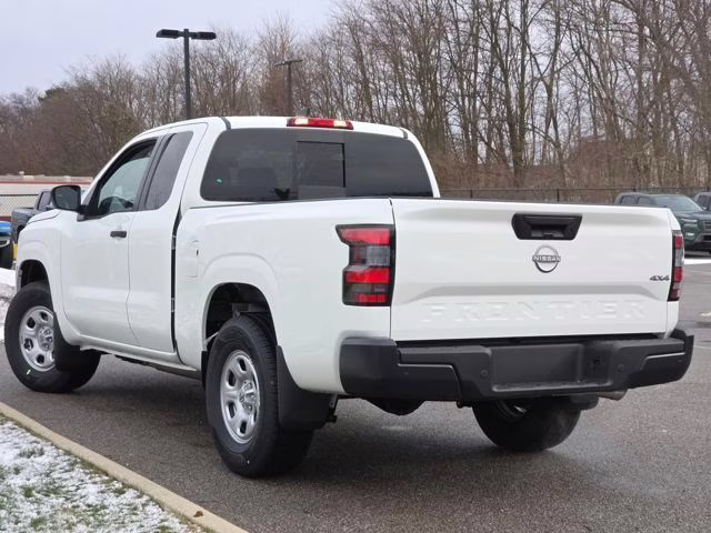2026 Glacier White Nissan Frontier S 4X4 Truck