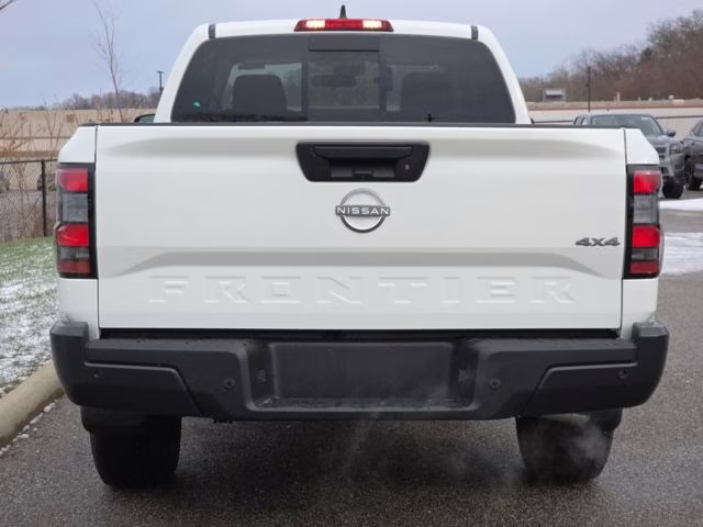 2026 Glacier White Nissan Frontier S 4X4 Truck