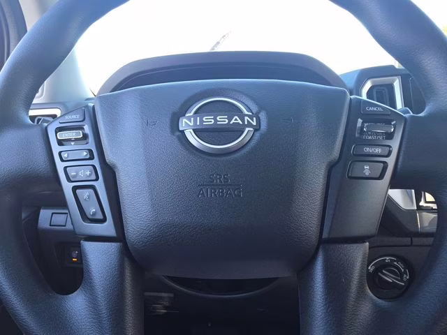 2026 Glacier White Nissan Frontier SV 4X4 Truck