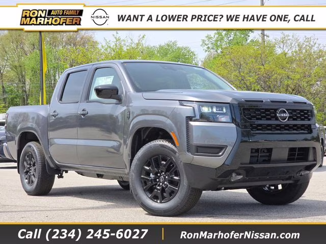 2026 Gun Metallic Nissan Frontier SV 4X4 Truck