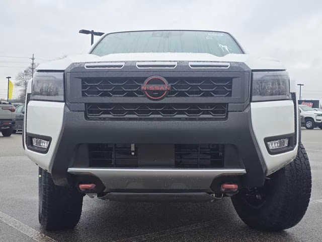 2026 Glacier White Nissan Frontier PRO-4X 4X4 Truck