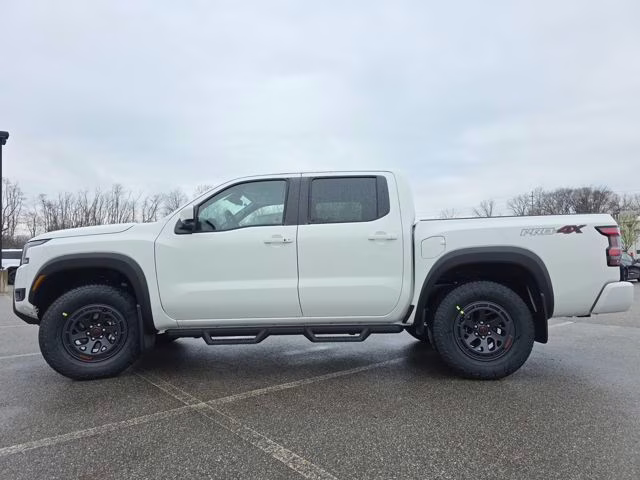 2026 Glacier White Nissan Frontier PRO-4X 4X4 Truck