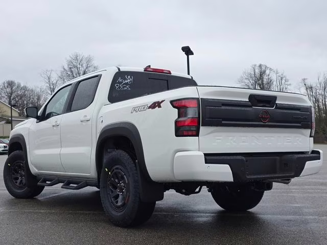 2026 Glacier White Nissan Frontier PRO-4X 4X4 Truck