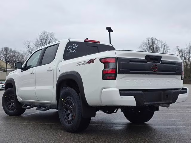 2026 Glacier White Nissan Frontier PRO-4X 4X4 Truck