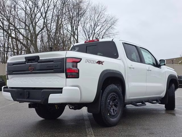 2026 Glacier White Nissan Frontier PRO-4X 4X4 Truck