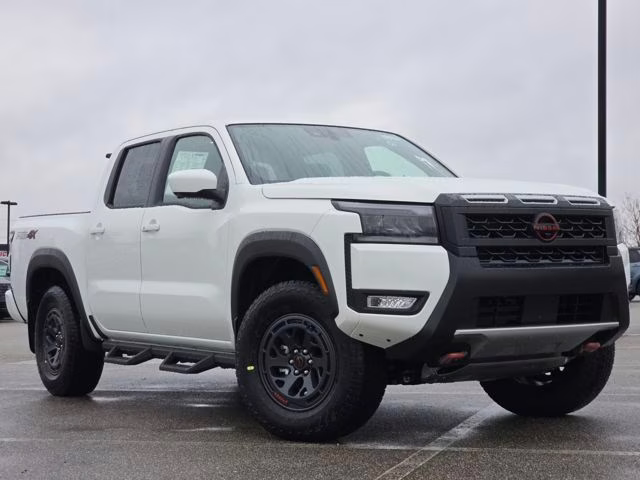 2026 Glacier White Nissan Frontier PRO-4X 4X4 Truck