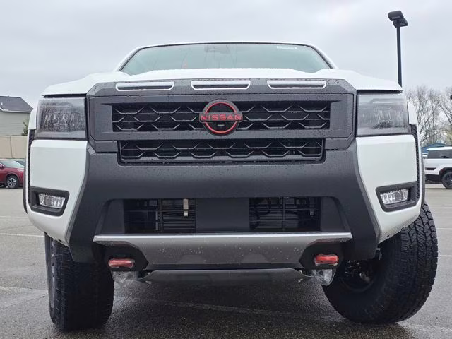 2026 Glacier White Nissan Frontier PRO-4X 4X4 Truck