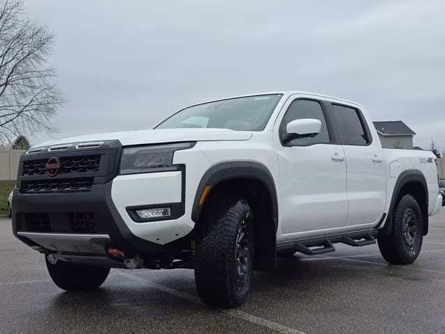 2026 Glacier White Nissan Frontier PRO-4X 4X4 Truck