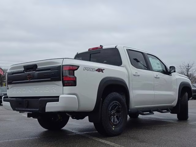 2026 Glacier White Nissan Frontier PRO-4X 4X4 Truck
