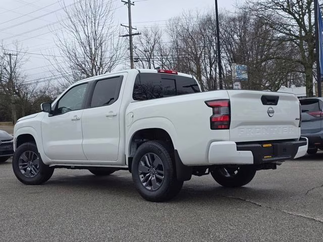 2026 Glacier White Nissan Frontier SV 4X4 Truck