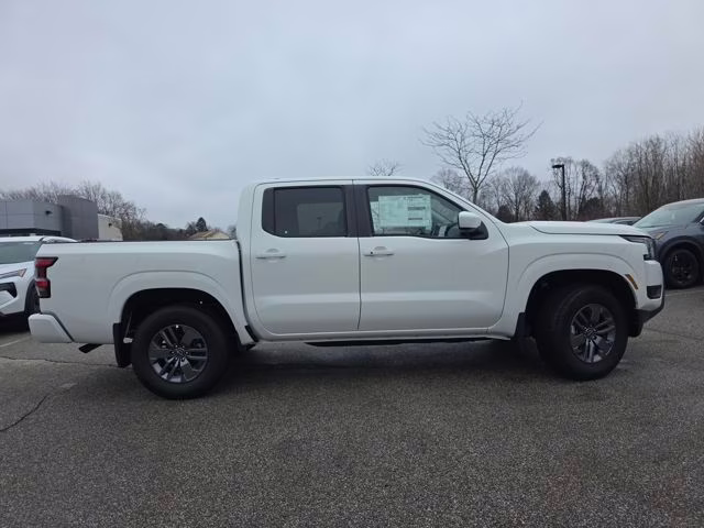 2026 Glacier White Nissan Frontier SV 4X4 Truck