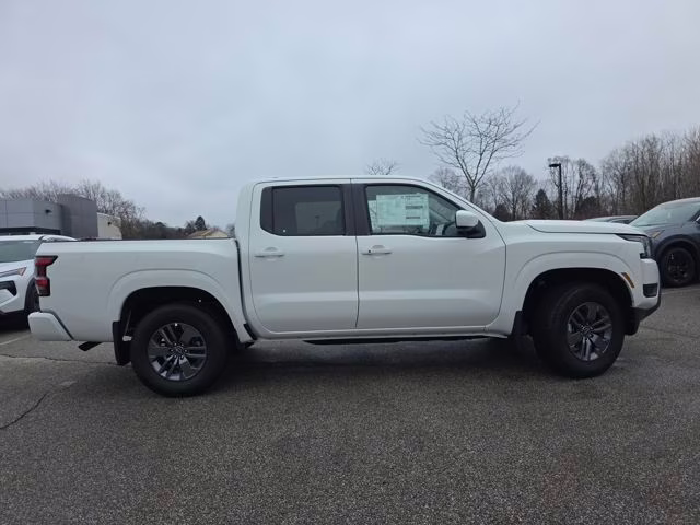 2026 Glacier White Nissan Frontier SV 4X4 Truck